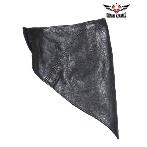 Leather Triangle Mask W/ Muffler