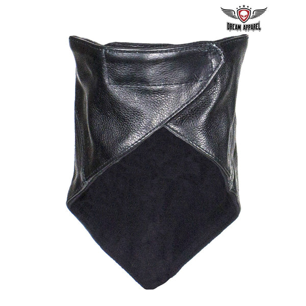 Leather Triangle Mask W/ Muffler