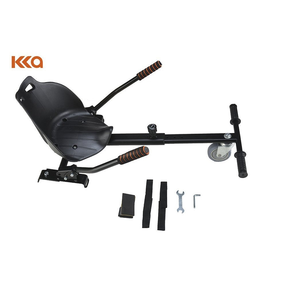 White Mini Kart Hoverboard     Fun for kids     Easy to install     Durable steel material     Easy to control