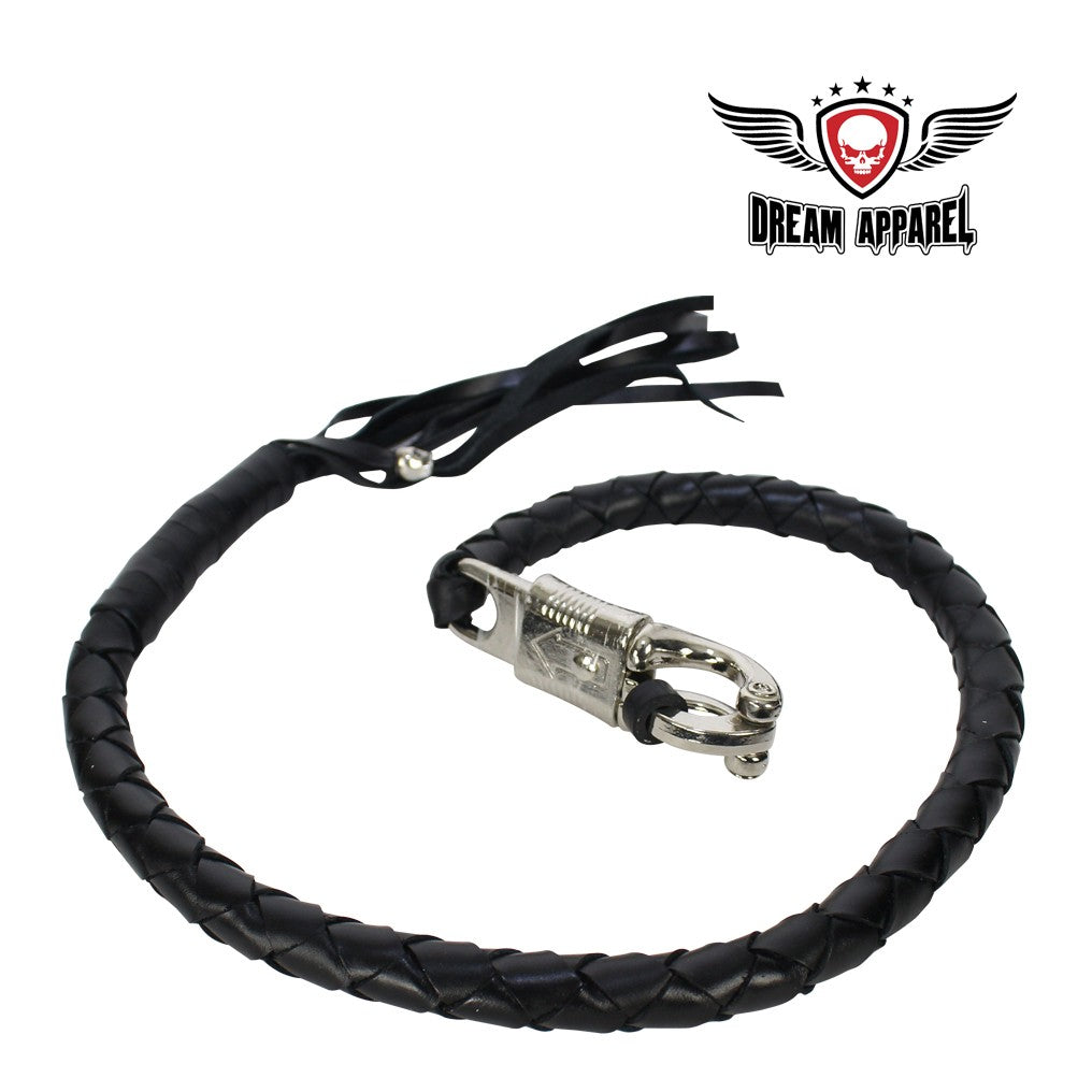 Biker Black Get Back Whip For Motorcycles