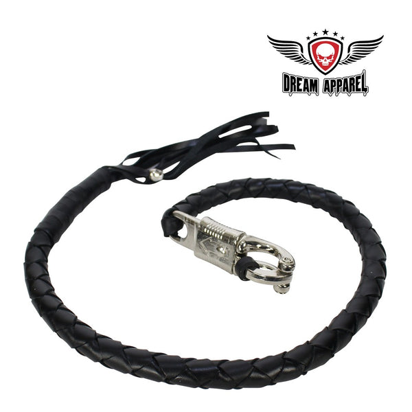 Biker Black Get Back Whip For Motorcycles