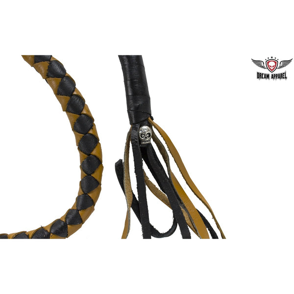 Black & Brown Get Back Whip For Motorcycles