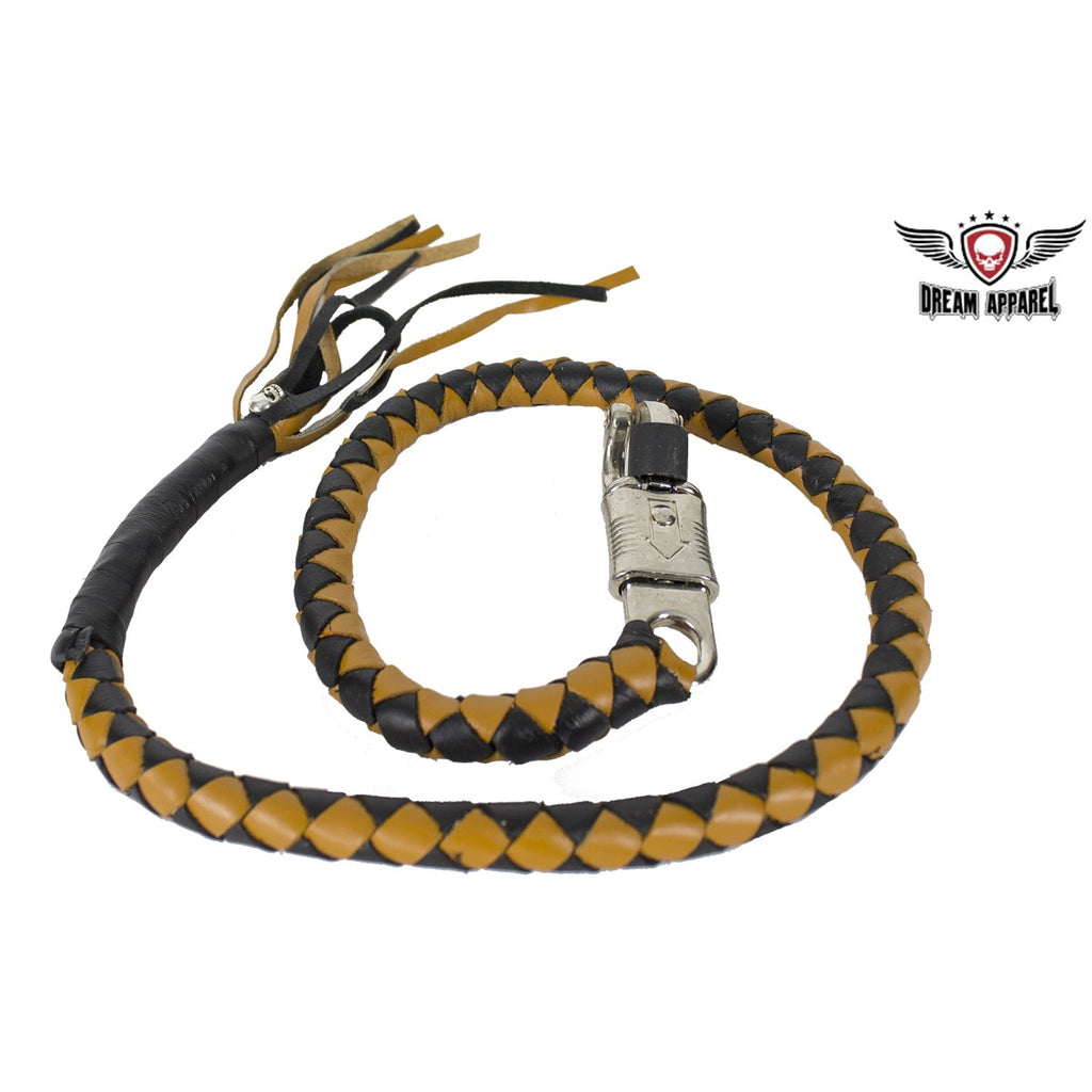 Black & Brown Get Back Whip For Motorcycles