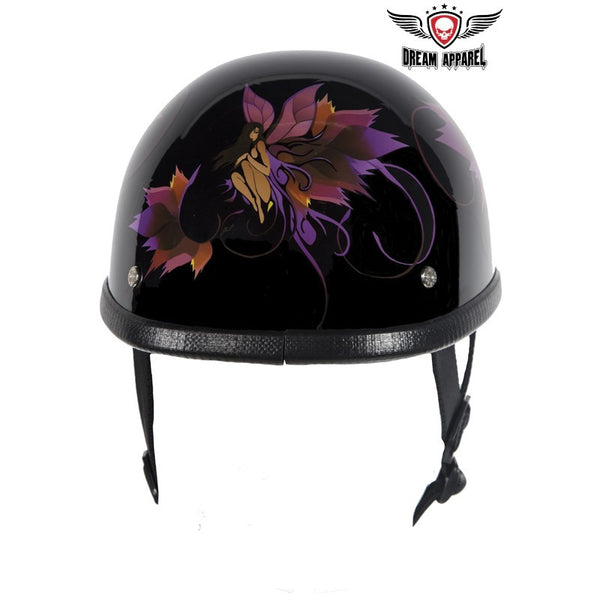 Motorcycle Novelty Helmet With Fairy Design