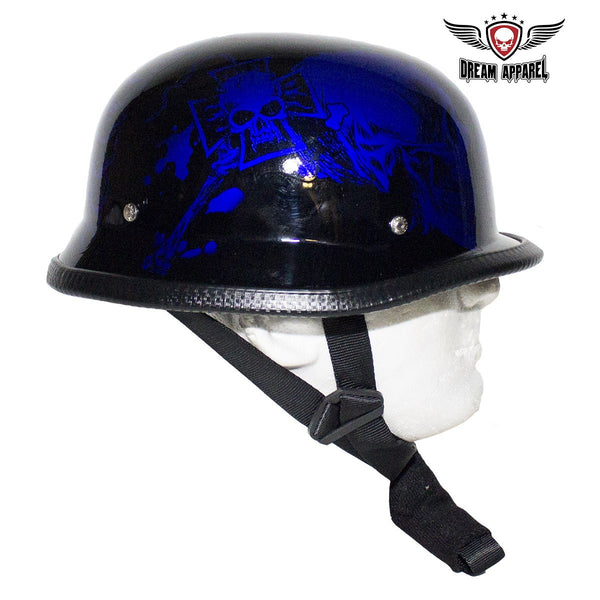 Blue Skull Novelty Helmet