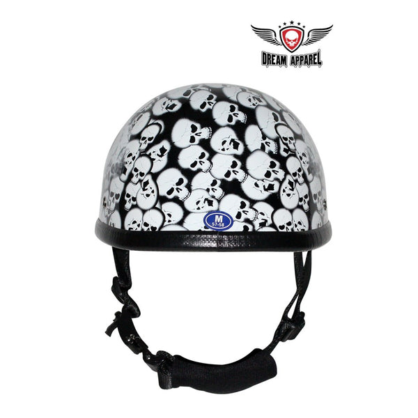 White Eagle Novelty Helmet with Skulls