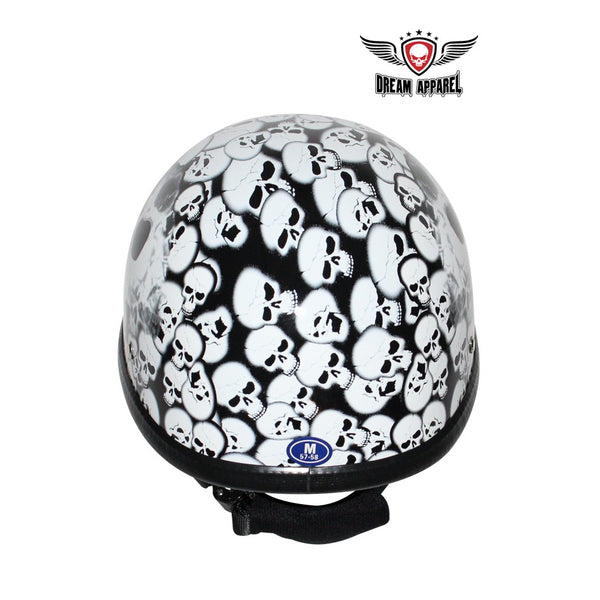 White Eagle Novelty Helmet with Skulls