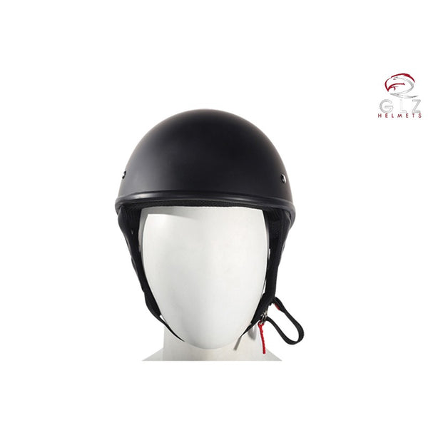 Low-Profile Flat Black DOT Approved Motorcycle Helmet