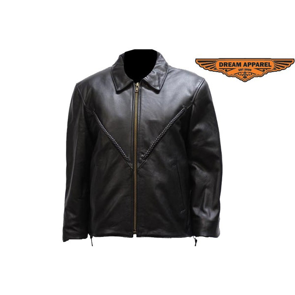 Women's Heavy Duty Soft Leather Motorcycle Jacket