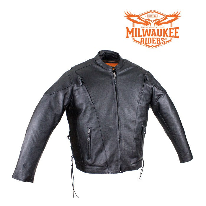 Mens Racer Jacket With Gun Pockets By Milwaukee Riders®
