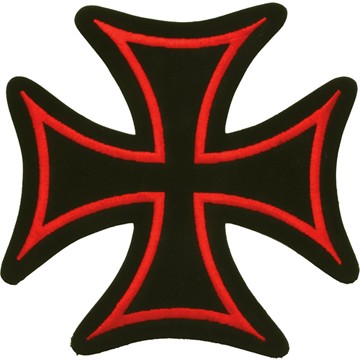 Iron Cross Red Border Patch