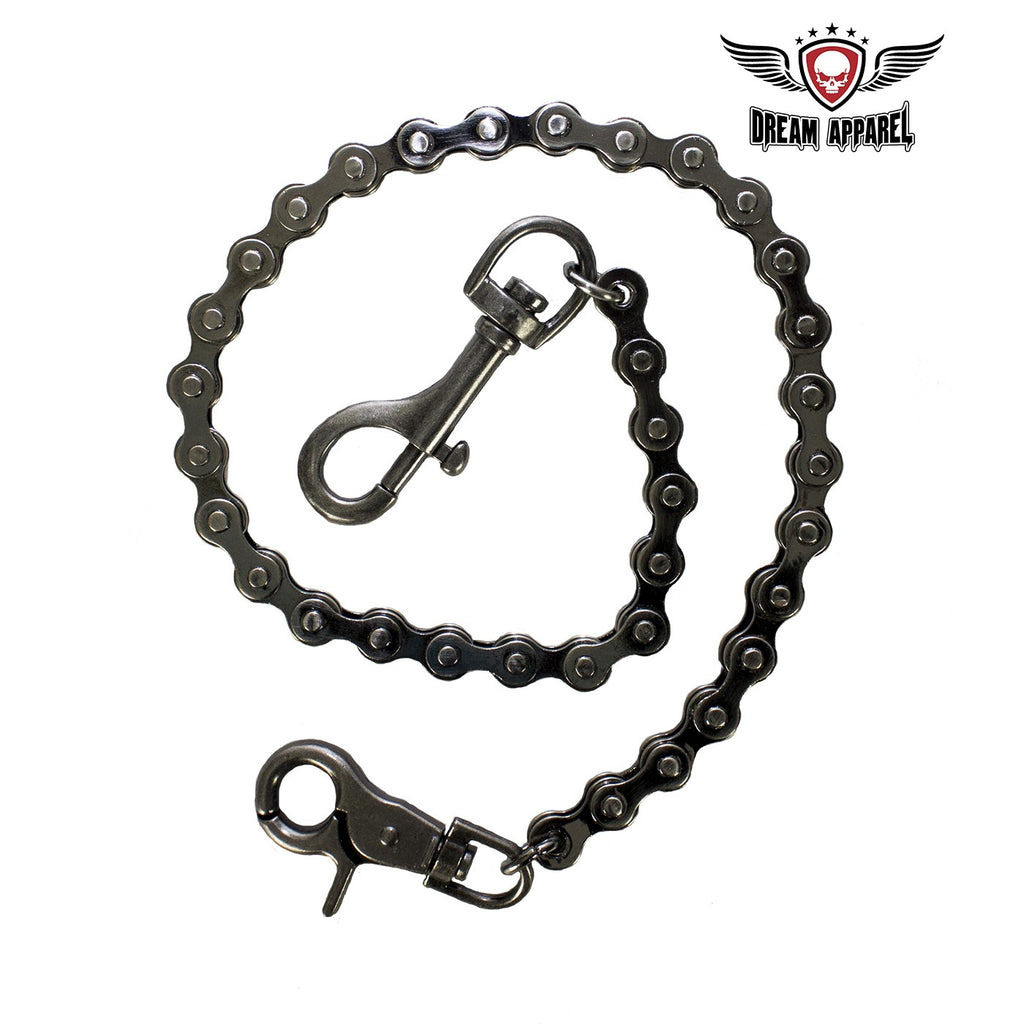 17" Gun Metal Biker Chain