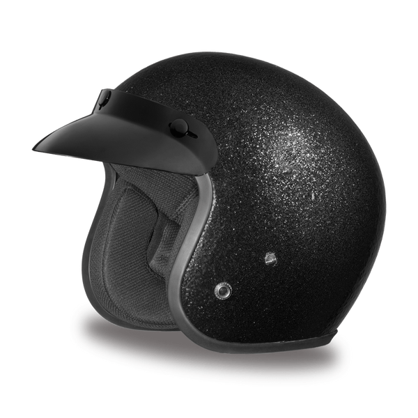 D.O.T. Daytona Cruiser 3/4 Shell Helmet 7 Different Colors