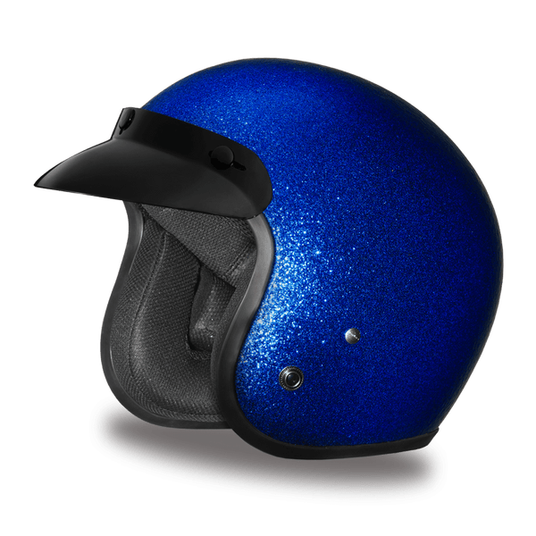 D.O.T. Daytona Cruiser 3/4 Shell Helmet 7 Different Colors