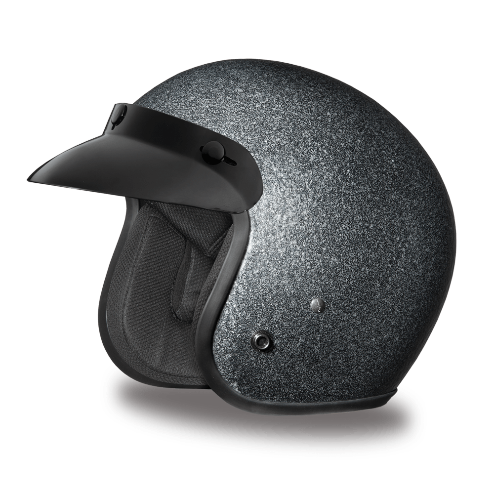 D.O.T. Daytona Cruiser 3/4 Shell Helmet 7 Different Colors