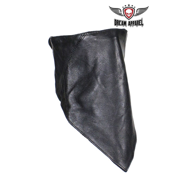 Leather Triangle Mask W/ Muffler