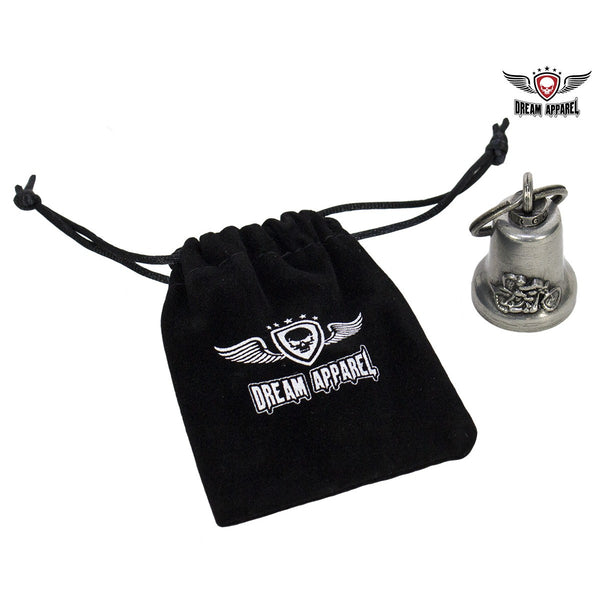 Gun Metal Angel Gargoyle Bell w/ Carrier Bag
