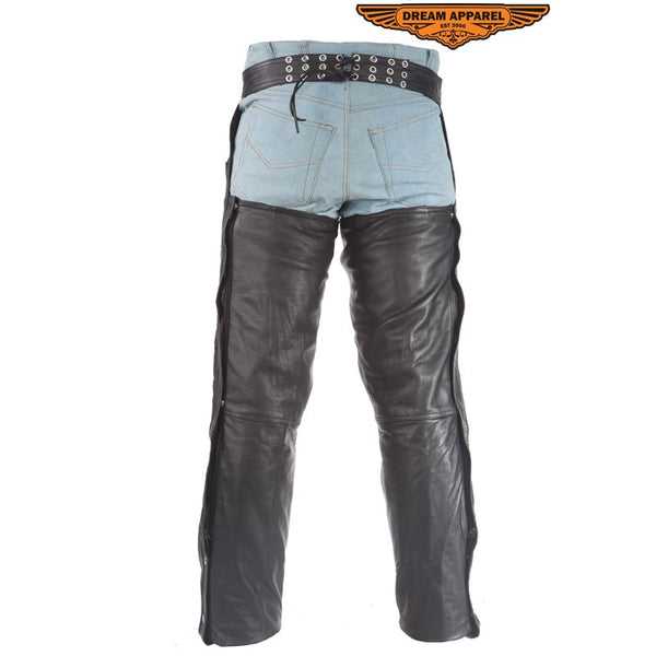 Naked Cowhide Leather Chaps