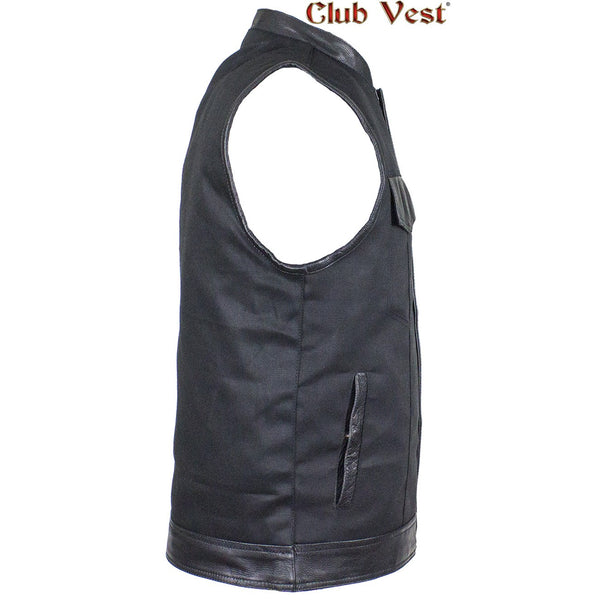 Men's Black Denim Vest by Club Vest®