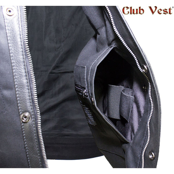 Men's Black Denim Vest by Club Vest®