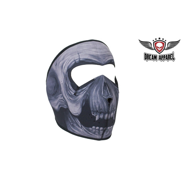 Skull with Fangs Neoprene Face Mask