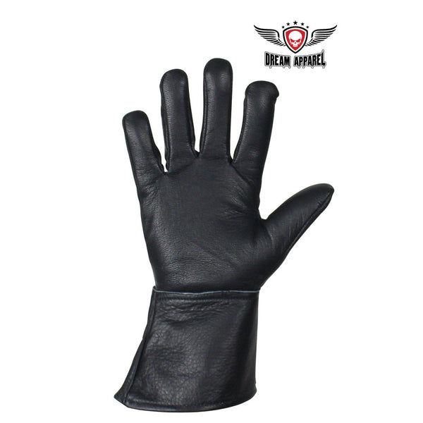 Full Finger Deer Skin Motorcycle Gloves
