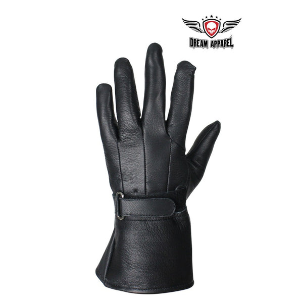 Full Finger Deer Skin Motorcycle Gloves