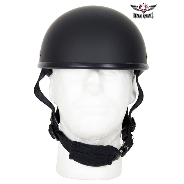SOA Style Flat Black Novelty Beanie Helmet