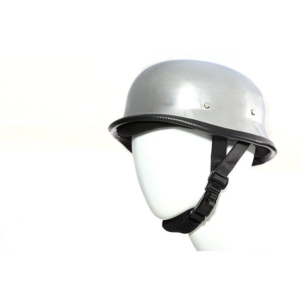 Chrome German Novelty Motorcycle Helmet