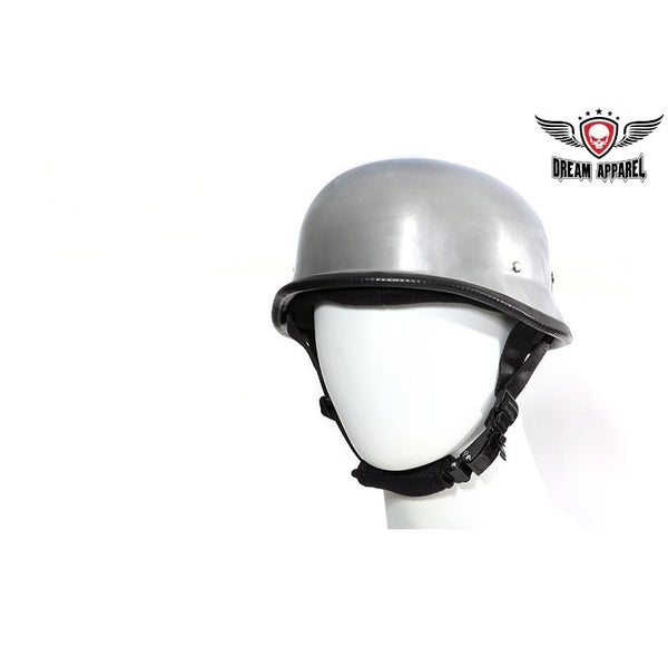 Chrome German Novelty Motorcycle Helmet