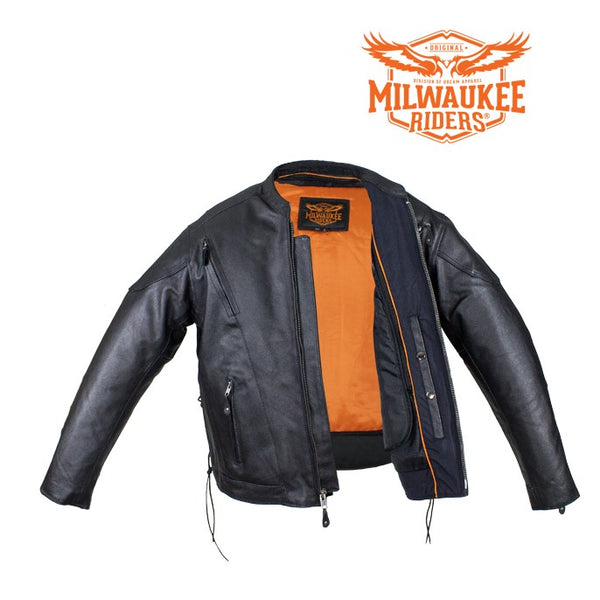 Mens Racer Jacket With Gun Pockets By Milwaukee Riders®