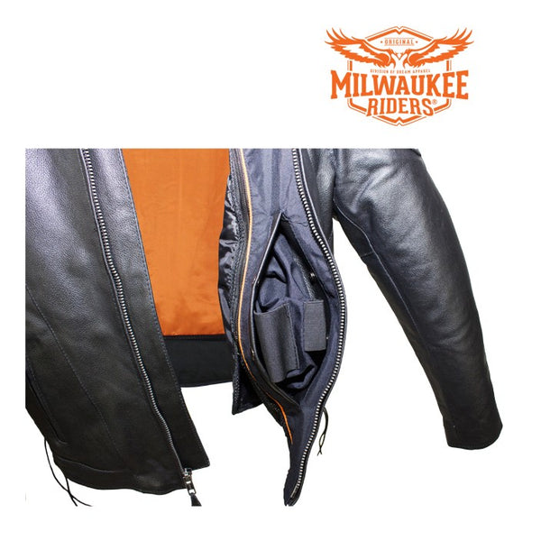 Men's Racer Jacket With Gun Pockets By Milwaukee Riders®