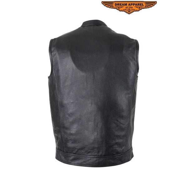 Motorcycle Club Vest With Gun Pockets On Both Sides