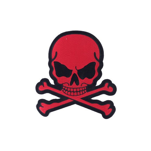 Red Skull and Crossbones Patch