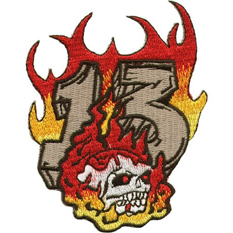 Flaming 13 Patch