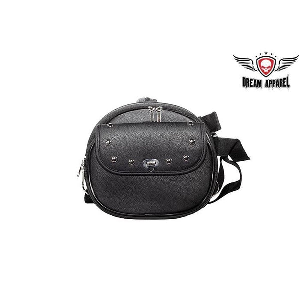 Round Motorcycle Sissy Bar Duffle Bag