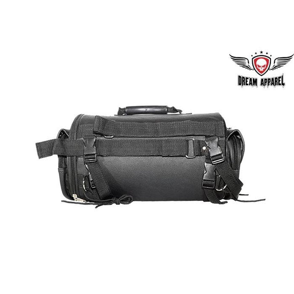 Round Motorcycle Sissy Bar Duffel Bag