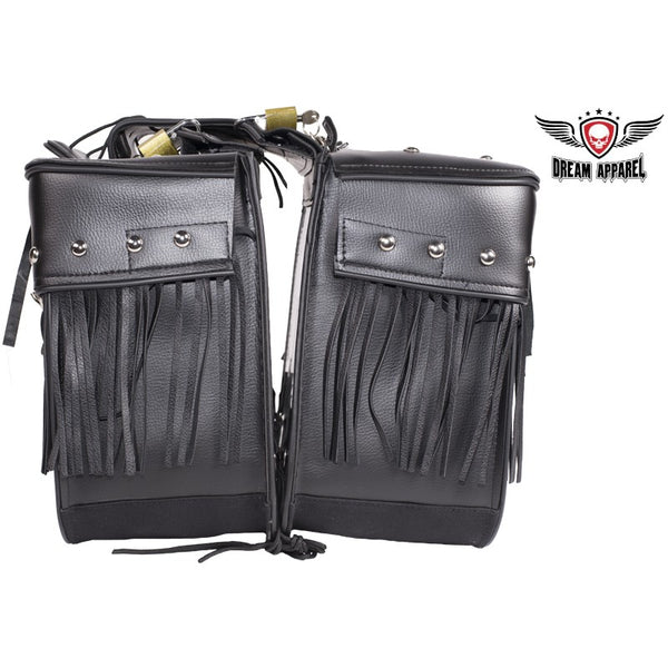 PVC Motorcycle Saddlebag With Lock