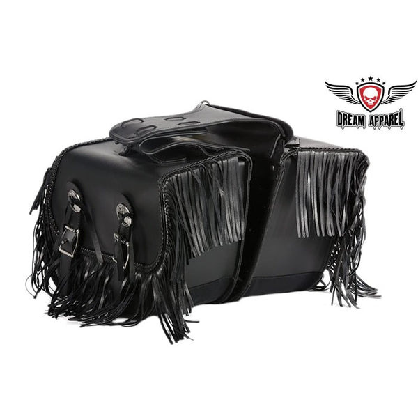PVC Motorcycle Saddlebag With Quick Release