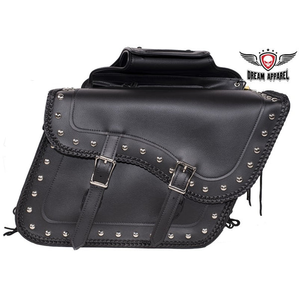 Motorcycle Saddlebag With Heavy Duty Quick Release