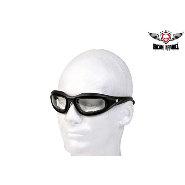 Riding Glasses with Smoked or Clear Lens