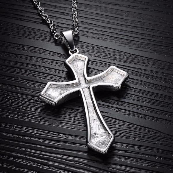 Men's Cross Dotted Pendant
